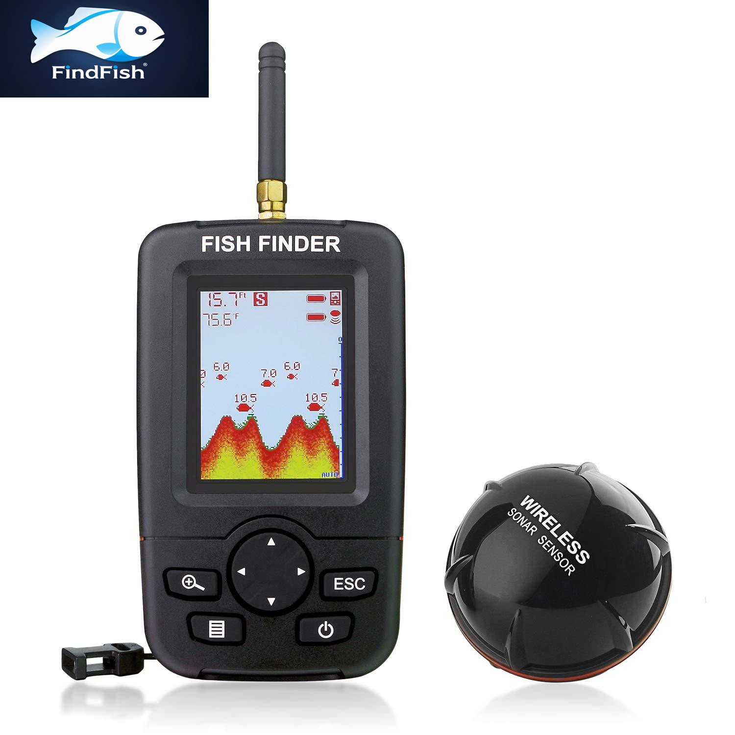 Fishing Equipment In English - Pencari ikan portabel 100M, pencari ikan