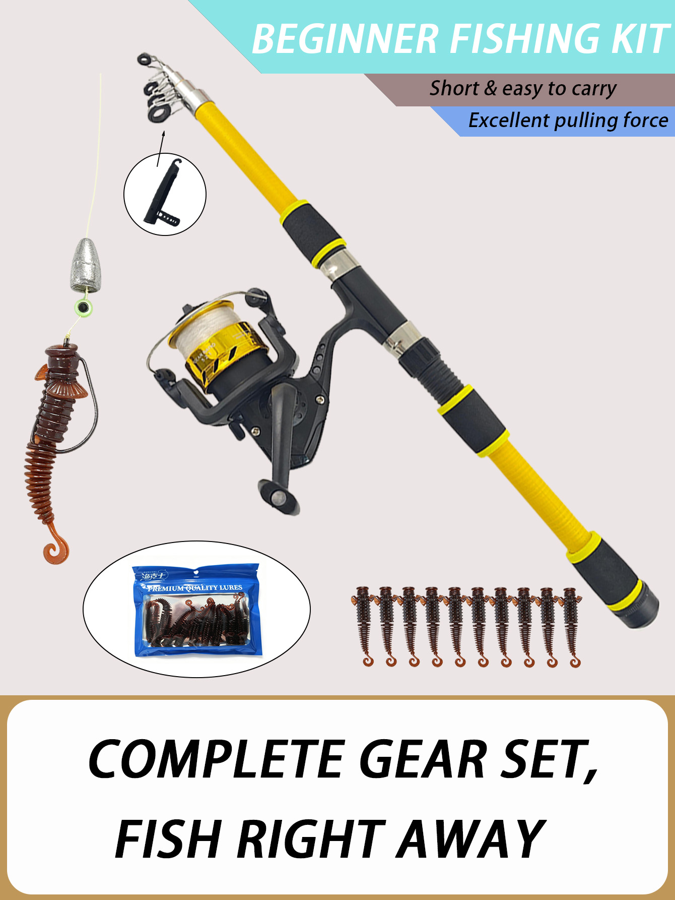Set Kombo Joran Pancing Telesk - Fishing Equipment Europe ulasan dan harga