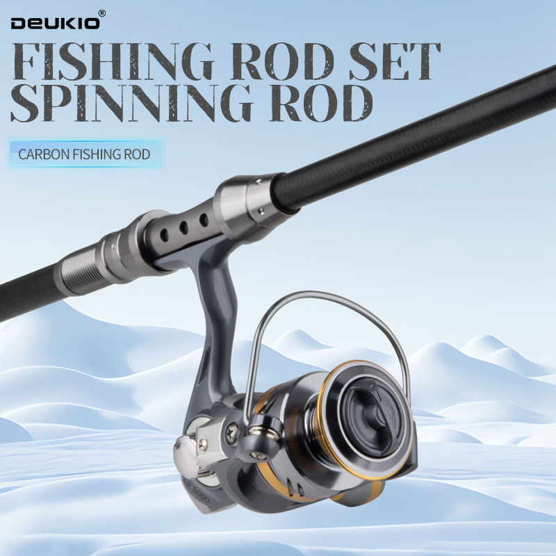 DEUKIO Joran dan Reel Pancing  - Fishing Equipment Europe ulasan dan harga